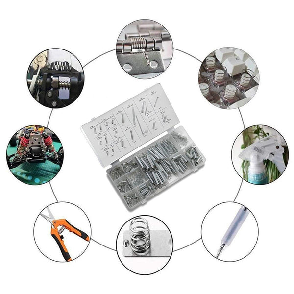 200Pcs Tension Compression Springs Assortment Diy Projects Repair Tools Other Hand Tools