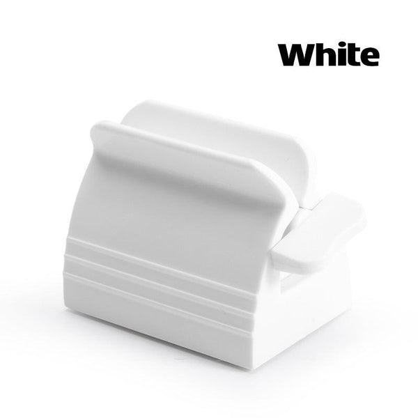 Large Bathroom Toothpaste Squeezer Tube Easy Stand Dispenser Rolling Holder Seat White Tumblers & Toothbrush Holders