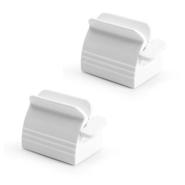 Large Bathroom Toothpaste Squeezer Tube Easy Stand Dispenser Rolling Holder Seat White Tumblers & Toothbrush Holders