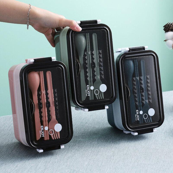 Bento Box Lunch Containers Food Microwave Stainless Portable Dinnerware Au Green Lunchboxes
