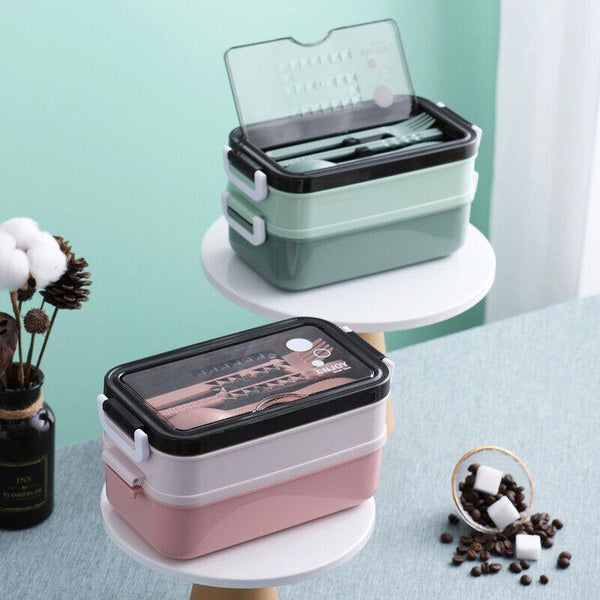 Bento Box Lunch Containers Food Microwave Stainless Portable Dinnerware Au Green Lunchboxes