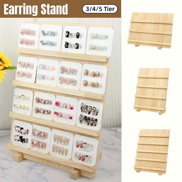 Earrings Display Rack Multi Tier Jewelry Stand Organizer Holder 4 Tier Jewellery Holders & Organisers