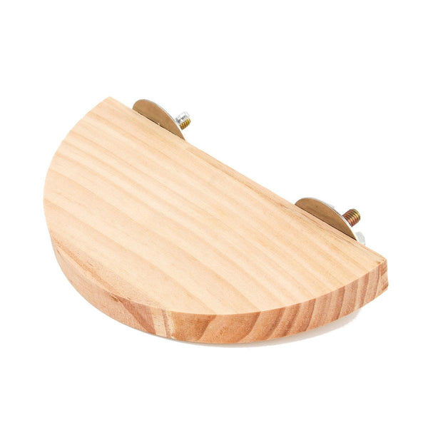 Hamster Parrot Play Stand Jump Platform Squirrel Cage Accessories Gear Pet Toy A2101 (10*10*1.2Cm) Small Animal Supplies