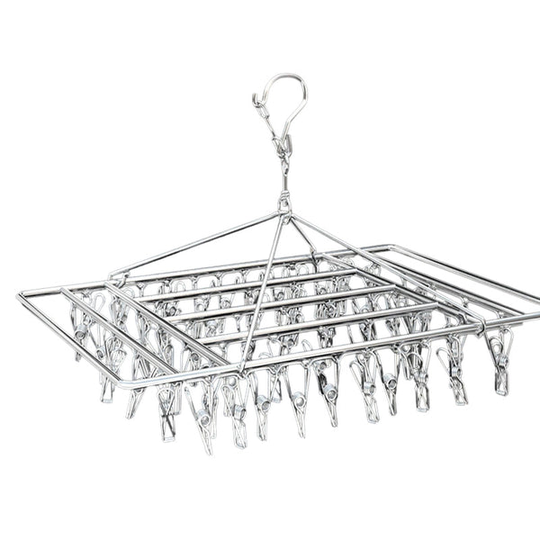 30/40/55 Pegs Stainless Steel Laundry Sock Underwear Clothes Dryer Rack Hanger 40Pegs Pegs & Peg Bags