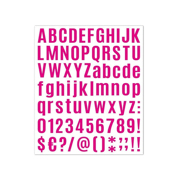 10Pcs Letter Stickers Colorful Diy Scrapbooking Water Bottle Greeting Cards Rose Red Scrapbooking Stickers