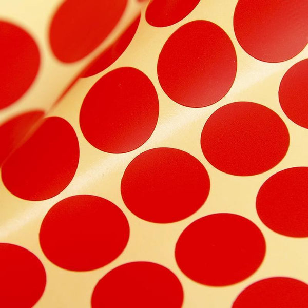 8Mm To 50Mm Round Dot Stickers Coloured Paper Labels Circles Adhesive Sticky 13Mm 132 Dots 16 Sheets Scrapbooking Stickers