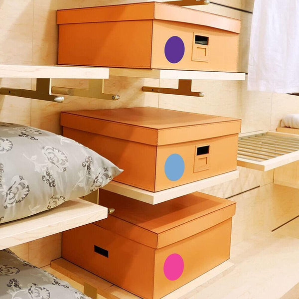 Red Assorted Sizes Colour Sticker Dots Adhesive Round Labels Circular Spot Scrapbook 8Mm*260 Scrapbooking Stickers