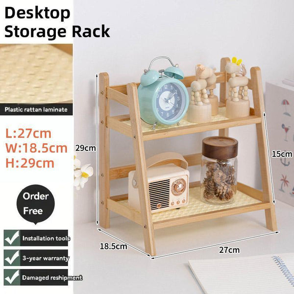 Multi Tier Desktop Storage Shelf Organizer Rack For Home Office And Study Use Other Laptop & Desktop Accs
