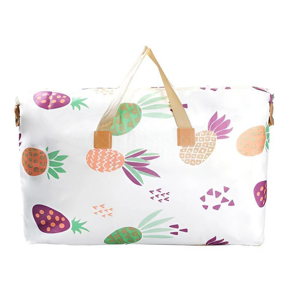 Multipurpose Quilt Waterproof Coated Fabric 4 Sizes Available Pineapple 74*22*52Cm Storage Bags