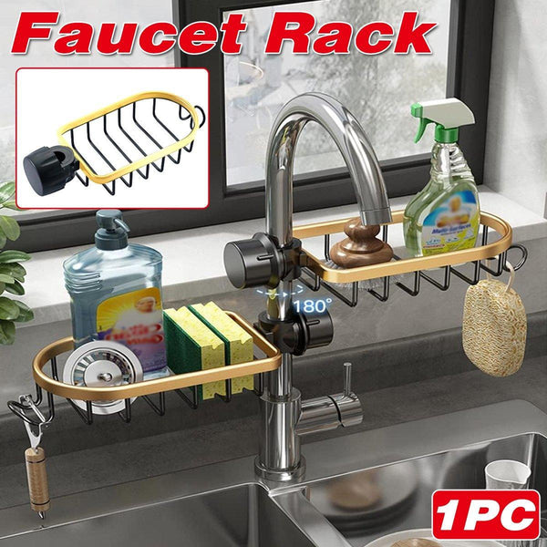 Faucet Sink Shelf Drainage Rack Kitchen Storage Organizer For Home Sink Organisers