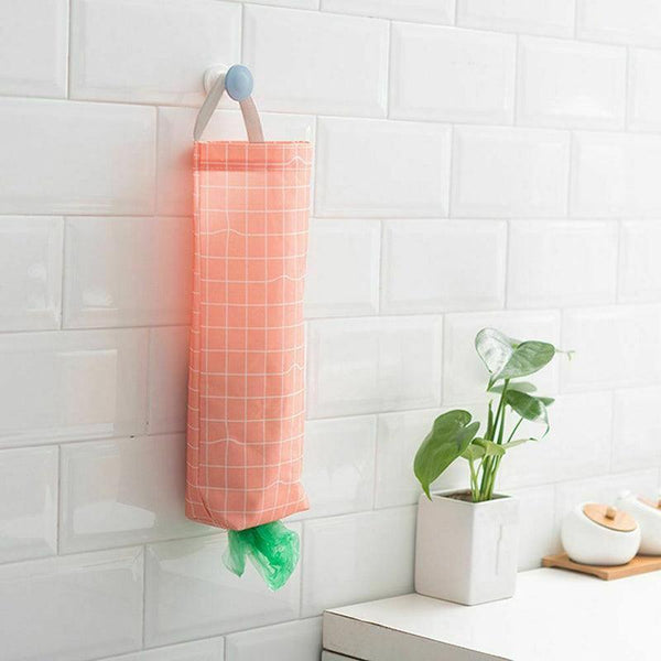 Plastic Bag Bags Hanger Organizer Storage Kitchen Trash Garbage Dispenser Holder Triangle Other Kitchen Storage