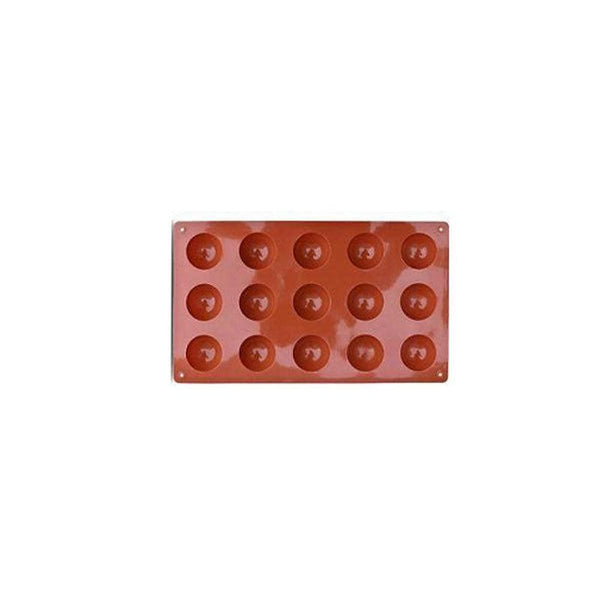 Soap Mold Cake Mould Kitchen Accessories Kitchenware Silicone Gel Baking Tools 15 Semicircle Muffin Pans & Baking Moulds