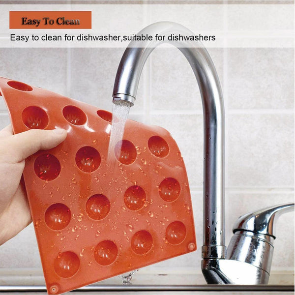 Soap Mold Cake Mould Kitchen Accessories Kitchenware Silicone Gel Baking Tools 24 Semicircle Muffin Pans & Baking Moulds