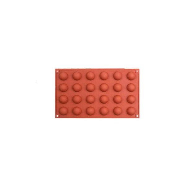 Soap Mold Cake Mould Kitchen Accessories Kitchenware Silicone Gel Baking Tools 24 Semicircle Muffin Pans & Baking Moulds