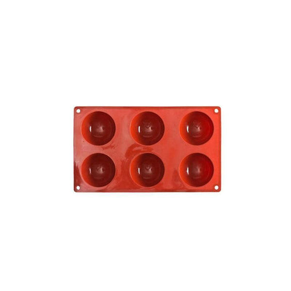 Soap Mold Cake Mould Kitchen Accessories Kitchenware Silicone Gel Baking Tools 6 Semicircle Muffin Pans & Baking Moulds