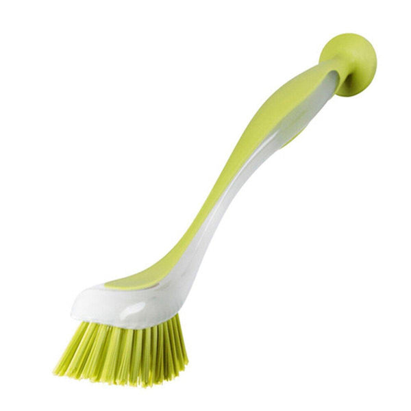 Multi Functional Long Handle Cleaning Brush Vertical Suction Kitchen Yellow Cleaning Brushes