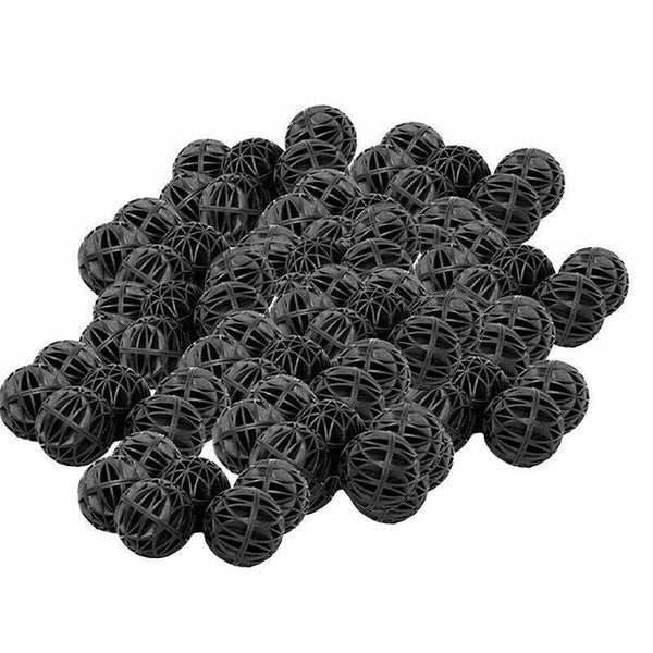 100 300X Bio Balls Aquarium Marine Fish Tank Pond Sump Filter Media Biological Blue 100Pcs Filters