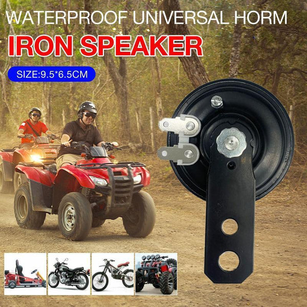 12V Waterproof Motorcycle Horn 105Db Universal Electric Bike Atv Loud Speaker Bells & Horns