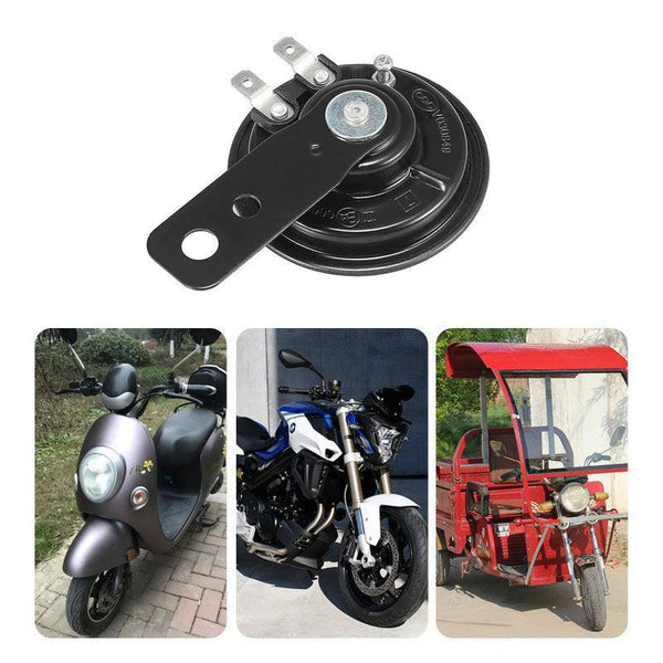 12V Waterproof Motorcycle Horn 105Db Universal Electric Bike Atv Loud Speaker Bells & Horns