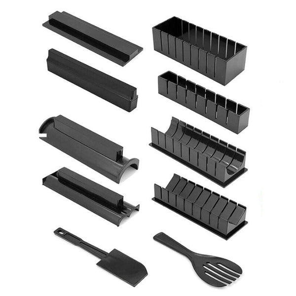 13Pcs Diy Sushi Maker Making Kit Rice Roller Mold Set For Beginners Kitchen Tool Other Kitchen Gadgets