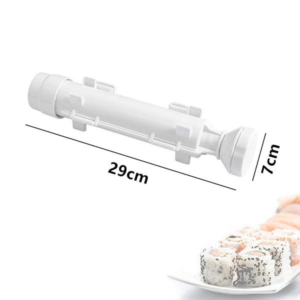 Sushi Roller Maker Tool With Tube Plunger Diy Bazooka Rice Mold For Home Kitchen Sushi Kits