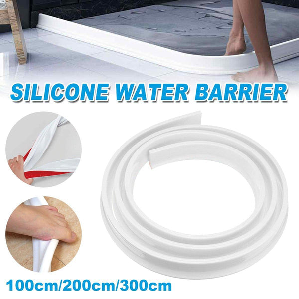 100 300Cm Silicone Shower Water Barrier Bathroom Waterproof Strip Self Adhesive 100Cm Bath Mats Rugs & Toilet Covers