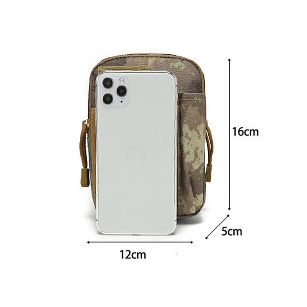 Tactical Waist Bag Utility Military Wallet Pack Belt Molle Multi Purpose Pouch Green Waist Packs & Bags