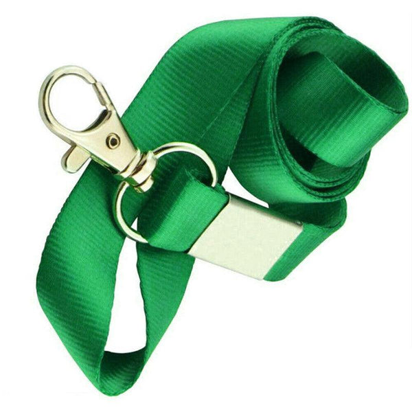 Neck Strap With Clip For Id Badge Name Tag Card Holder Lanyard Grass Green Id & Document Holders