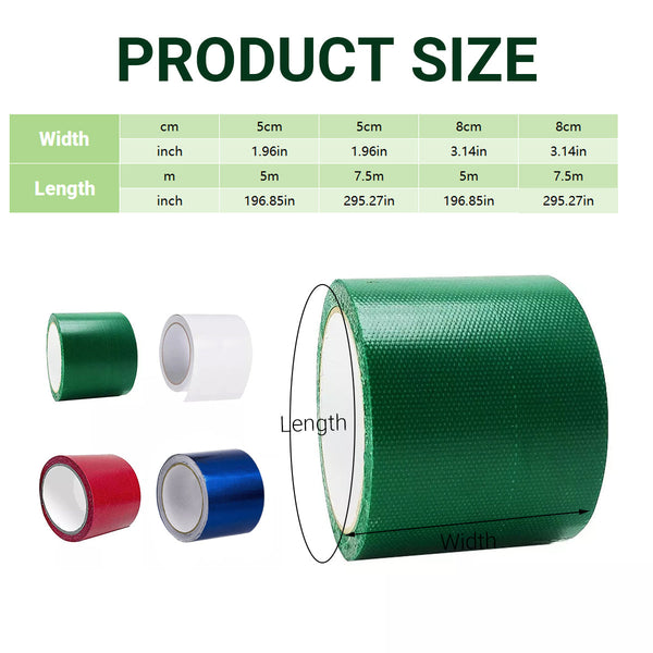 High Adhesive Tarpaulin Repair Tape Tent Awning Fix Patch Waterproof Universal Blue 8Cm X 5M Tent & Canopy Accessories