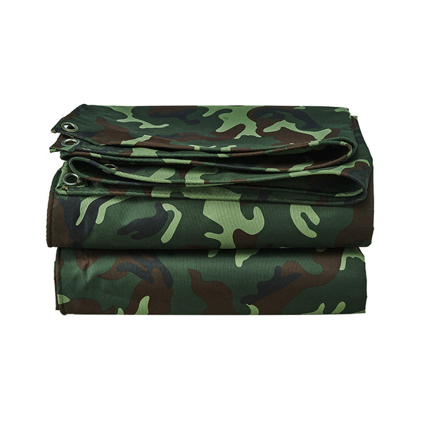Camouflage Tarpaulin Cover Outdoor Rainproof Ground Sheet Heavy 3X3m Tarps