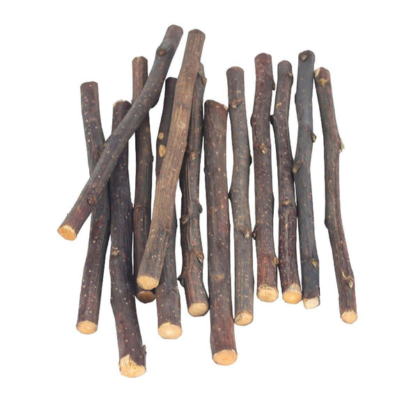 Natural Rabbit Molar Snacks Hamster Branches Sweet Bamboo Grinding Teeth Wood Black Small Animal Supplies