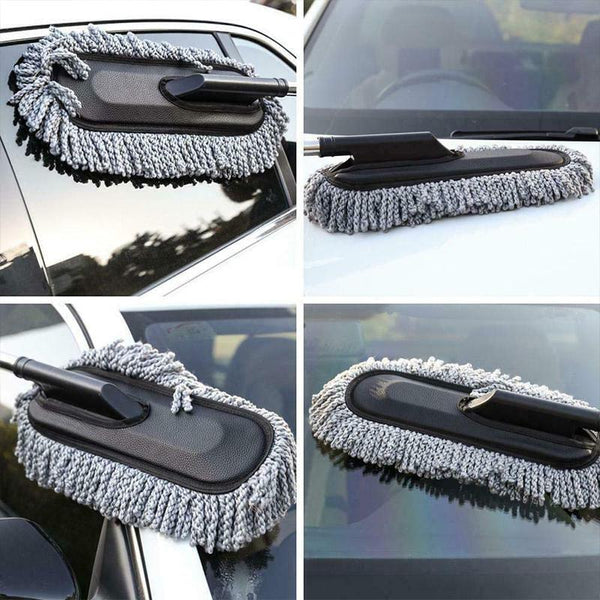 Car Wash Duster Brush Microfiber Telescopic Cleaning Tool For Vehicle Detailing Other Automotive Care Supplies