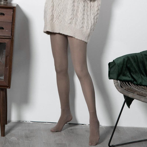 Womens Translucent Pantyhose Lightweight Slimming Tights Nude (85G) Stockings