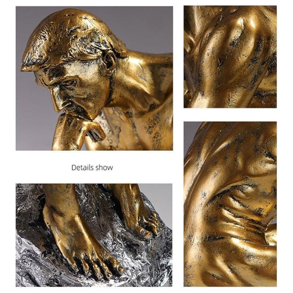 Resin Sculpture Home Decor Ornament Tabletop Figurine Modern Decorative Statue Sculptures & Figurines