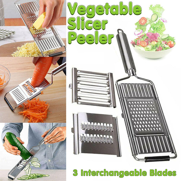 Multi Purpose Vegetable Slicer Peeler Stainless Steel Grater Shredder Cutter Peelers & Slicers