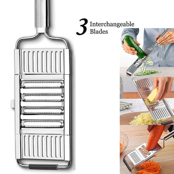 Multi Purpose Vegetable Slicer Peeler Stainless Steel Grater Shredder Cutter Peelers & Slicers