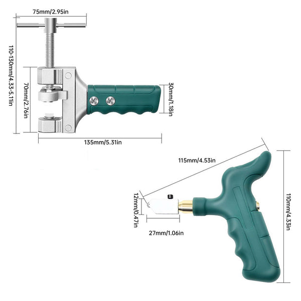 Handheld Ceramic Tile Cutter Portable Diamond Glass For Thick Tiles Tiling Accessories