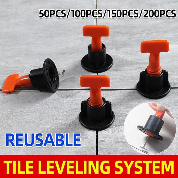 Tile Leveling System Clips Levelling Spacer Tiling Tool Floor Wallwrench 50Pcs Other Flooring & Tiles
