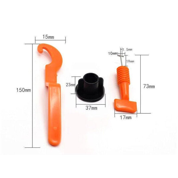 Tile Leveling System Clips Levelling Spacer Tiling Tool Floor Wallwrench 50Pcs Other Flooring & Tiles