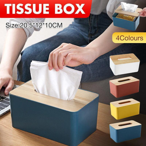 Lid Tissue Storage Box Dispenser For Napkins Desk Paper Holder Organiser Tissue Box Covers