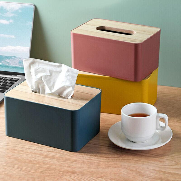Lid Tissue Storage Box Dispenser For Napkins Desk Paper Holder Organiser Tissue Box Covers