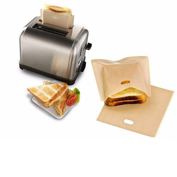 10 50Pcs Reusable Gluten Free Toaster Bags For Sandwich Toasting 10Pcs Food Storage Bags