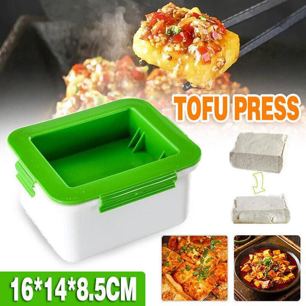 Simple Tofu Press/Marinating Dish Removes Moisture From Automatically Other Kitchen Gadgets