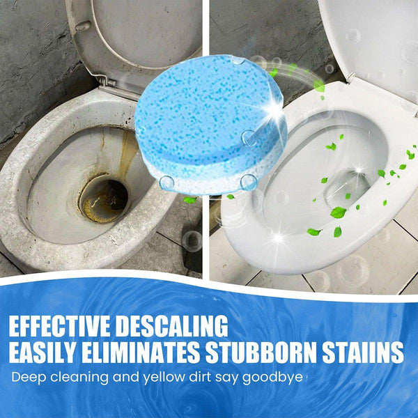 16/32Pcs Effervescent Toilet Cleaning Tablets Descaling Deodorizing Odor Free Box Cleaning Products