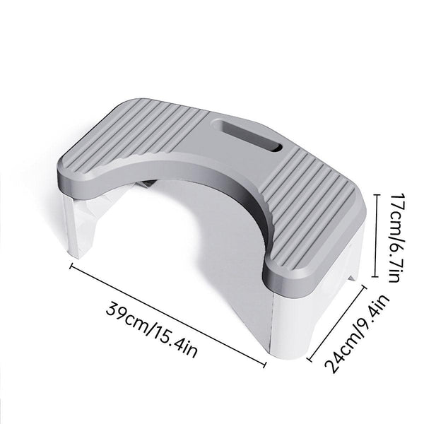 Thickened Toilet Squatting Stool Bathroom Footstool Household Restroom Pad Blue Other Bathroom Accessories