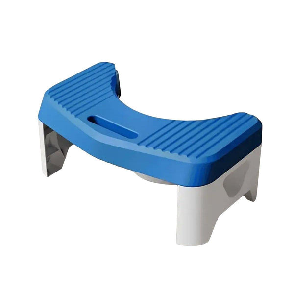 Thickened Toilet Squatting Stool Bathroom Footstool Household Restroom Pad Blue Other Bathroom Accessories