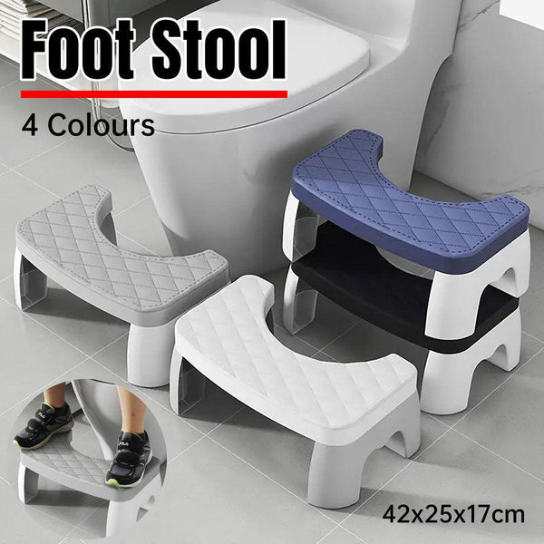 Toilet Stool Anti Slip Bathroom Footstool For Home Use With Stable Support Design Blue Other Bathroom Accessories