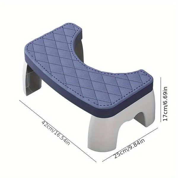 Toilet Stool Anti Slip Bathroom Footstool For Home Use With Stable Support Design Blue Other Bathroom Accessories