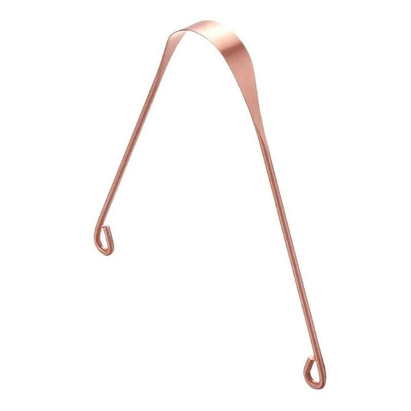 Pure Copper Tongue Scraper Cleaner Thick 12Gm Ayurvedic Dental Hygiene Oral Care 1Pc Tongue Cleaners