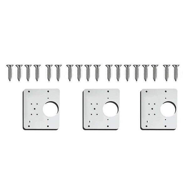 Hinge Repair Plate Rust Resistant Steel Furniture Cupboard Mount Tool 1Set Door Hinges
